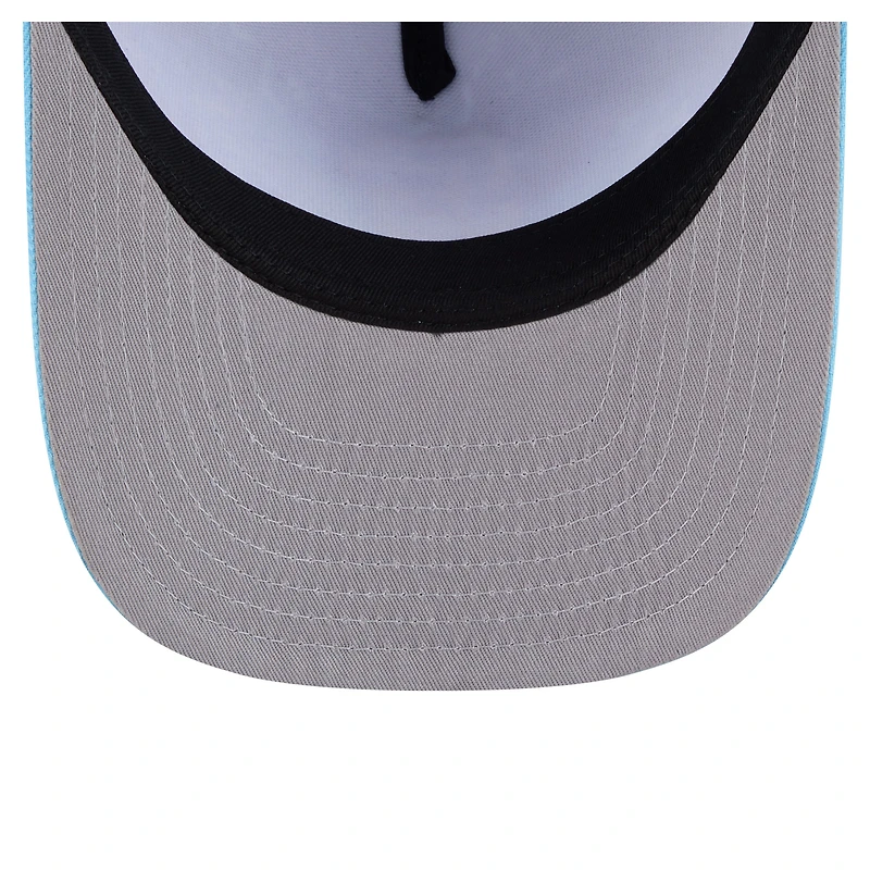Casquette snapback New Era pour homme, bleu clair, San Francisco Giants, Deep Water Pre-Curved 9FIFTY A-Frame