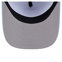 Casquette snapback New Era pour homme, bleu clair, San Francisco Giants, Deep Water Pre-Curved 9FIFTY A-Frame