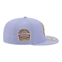 Men's New Era Light Purple San Francisco Giants Lavender Bloom 59FIFTY Fitted Hat