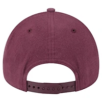 Men's New Era Maroon San Francisco Giants Moleskin Crown A-Frame 9FORTY Adjustable Hat
