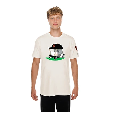 T-shirt homme New Era Natural San Francisco Giants Golf Mascot