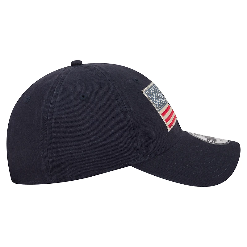 Men's New Era Navy San Francisco Giants Americana Flag 9TWENTY Adjustable Hat