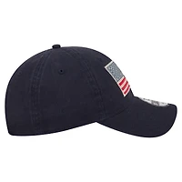 Men's New Era Navy San Francisco Giants Americana Flag 9TWENTY Adjustable Hat