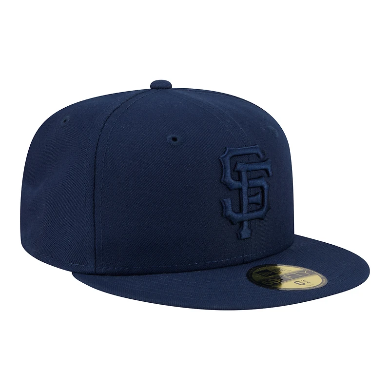 Men's New Era Navy San Francisco Giants Color Pack 59FIFTY Fitted Hat