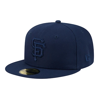 Casquette ajustée New Era 59FIFTY pour homme, bleu marine, San Francisco Giants, coloris assorti