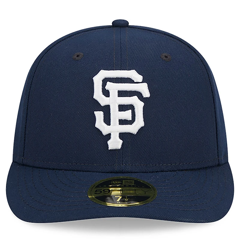 Casquette ajustée 59FIFTY pour homme San Francisco Giants Oceanside Low Profile bleu marine New Era