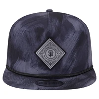Men's New Era Navy San Francisco Giants Printed Golfer Snapback Hat