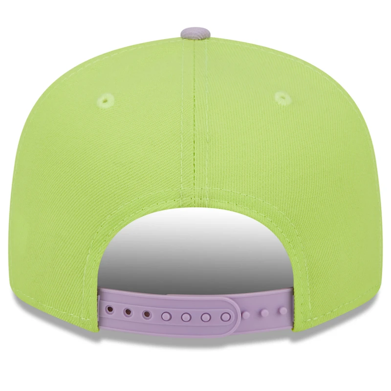 Men's New Era Neon Green/Purple San Francisco Giants Spring Basic Two-Tone 9FIFTY Snapback Hat
