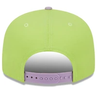Men's New Era Neon Green/Purple San Francisco Giants Spring Basic Two-Tone 9FIFTY Snapback Hat
