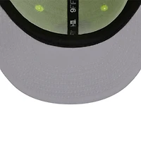 Men's New Era Neon Green/Purple San Francisco Giants Spring Basic Two-Tone 9FIFTY Snapback Hat