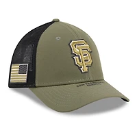 Men's New Era  Olive San Francisco Giants 2026 Armed Forces Day 39THIRTY M-Crown Flex Hat