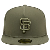 Casquette ajustée A-Frame 59FIFTY olive New Era pour homme, coloris Giants de San Francisco