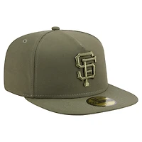 Casquette ajustée A-Frame 59FIFTY olive New Era pour homme, coloris Giants de San Francisco
