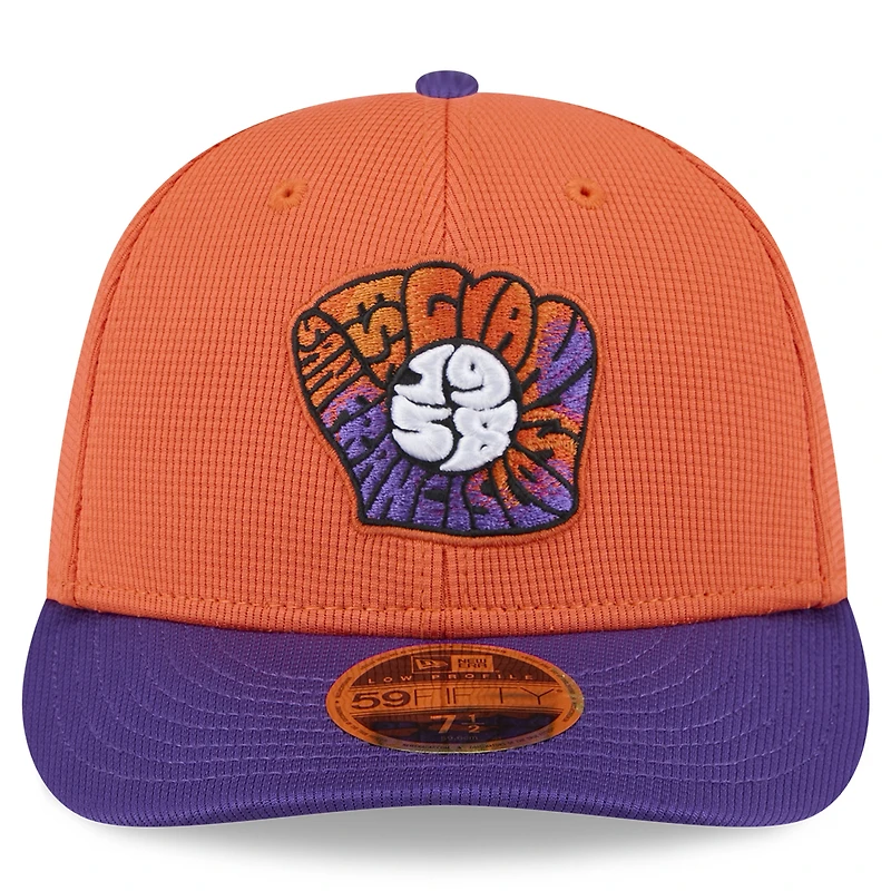 Men's New Era  Orange/Purple San Francisco Giants 2025 City Connect Batting Practice Low Profile 59FIFTY Fitted Hat