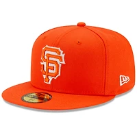 Casquette ajustée New Era San Francisco Giants 2021 City Connect 59FIFTY orange pour homme