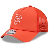 Casquette trucker ajustable New Era Apex 9FORTY orange San Francisco Giants 2026 pour homme