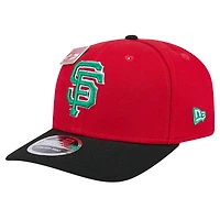 Men's New Era Red/Black San Francisco Giants 2024 Big League Chew Flavor Pack 9SEVENTY Adjustable Hat