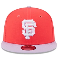 Men's New Era Red/Purple San Francisco Giants Spring Basic Two-Tone 9FIFTY Snapback Hat