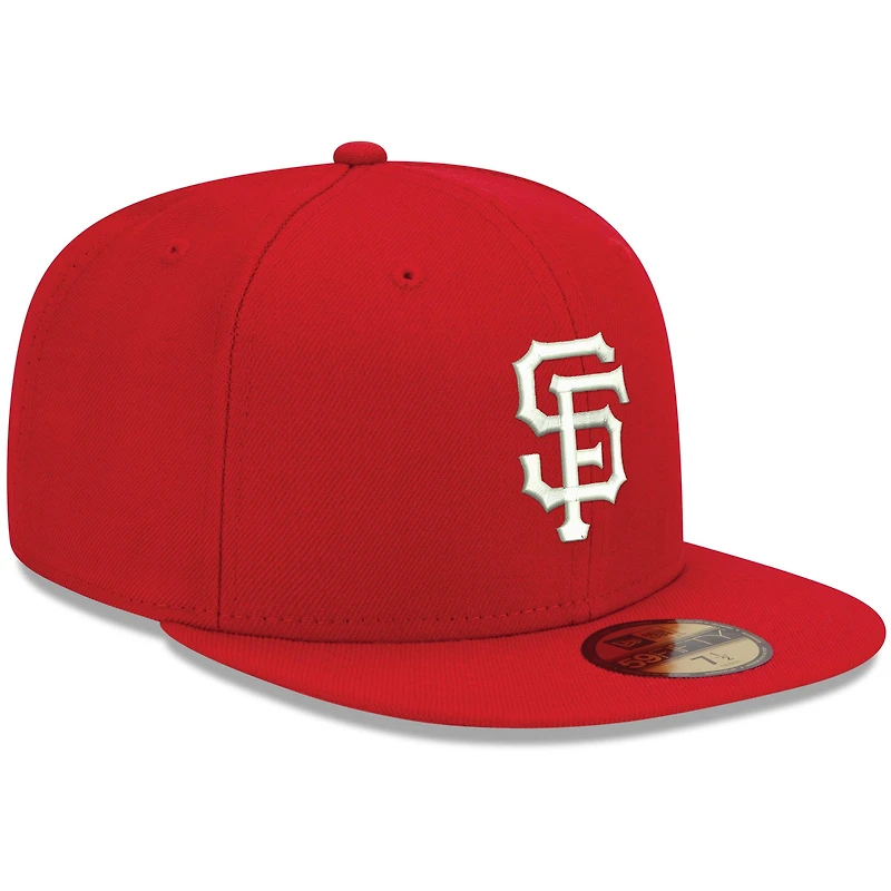 Casquette ajustée 59FIFTY blanche avec logo San Francisco Giants de New Era pour homme