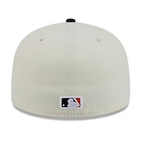 Casquette ajustée New Era 59FIFTY Blossom blanche et noire pour homme, motif Giants de San Francisco