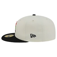 Men's New Era White/Black San Francisco Giants Blossom 59FIFTY Fitted Hat