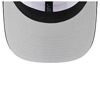 Casquette ajustable New Era 9SEVENTY blanche/noire pour homme, motif Established Patch des Giants de San Francisco