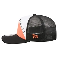 Men's New Era White/Black San Francisco Giants Retro Cut 19TWENTY Adjustable Trucker Hat