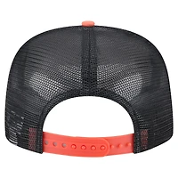 Men's New Era White/Orange San Francisco Giants Retro Script Trucker 9FIFTY Snapback Hat