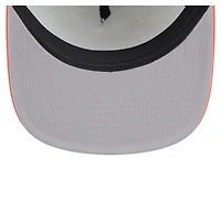 Casquette snapback New Era 9FIFTY blanche/orange pour homme, style rétro, des Giants de San Francisco