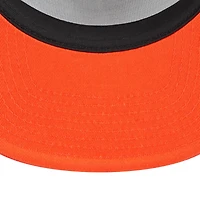 Men's New Era White/Orange San Francisco Giants Team Foam Front A-Frame Trucker 9FIFTY Snapback Hat