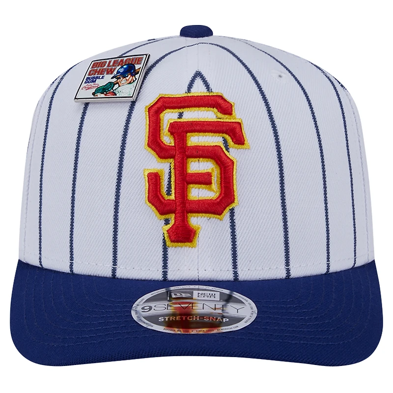 Men's New Era White/Royal San Francisco Giants 2024 Big League Chew Original 9SEVENTY Adjustable Hat