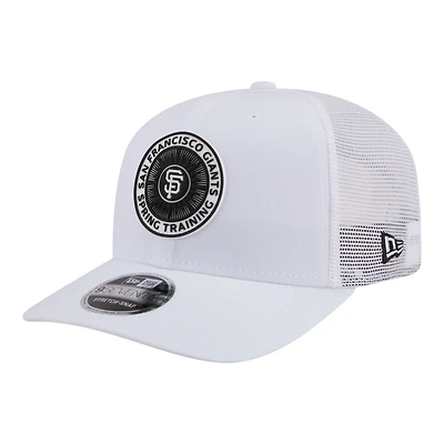 Men's New Era White San Francisco Giants 2026 Spring Training Fan Pack 9SEVENTY Adjustable Trucker Hat