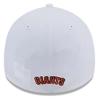 Casquette New Era blanche 39THIRTY Flex des Giants de San Francisco pour homme
