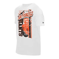 Men's New Era White San Francisco Giants Big Graphic Domestic T-Shirt