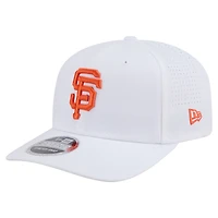 Casquette ajustable COOLERA 9SEVENTY blanche New Era pour homme des Giants de San Francisco