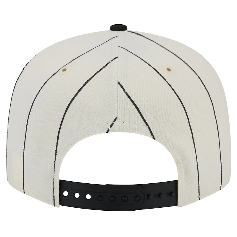 Men's New Era White San Francisco Giants Jersey Pinstripe 9FIFTY Snapback Hat