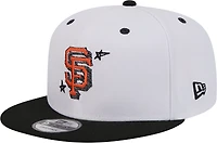 Men's New Era White San Francisco Giants Official Doodles 9FIFTY Snapback Hat