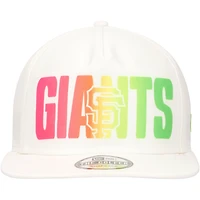Men's New Era White San Francisco Giants Spring Spectrum Golfer Snapback Hat