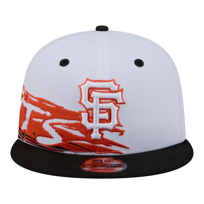Casquette snapback New Era blanche San Francisco Giants Swept 9FIFTY pour homme
