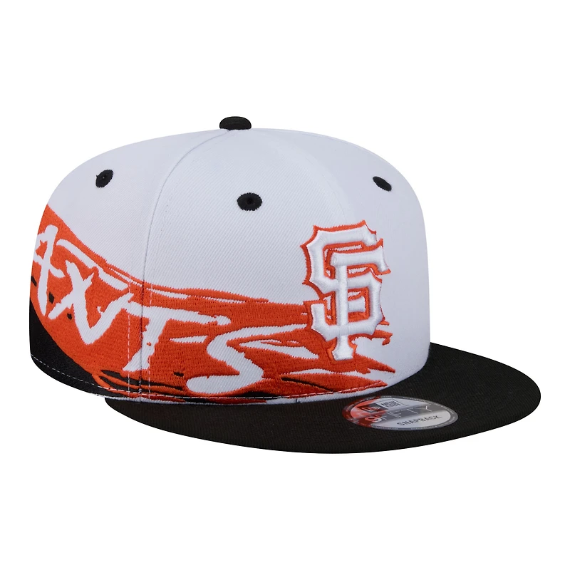 Men's New Era White San Francisco Giants Swept 9FIFTY Snapback Hat