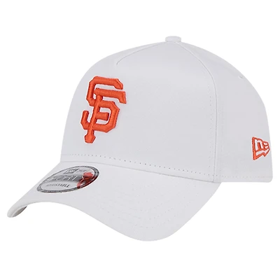 Casquette ajustable 9FORTY TC A-Frame New Era pour hommes, blanche, San Francisco Giants
