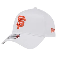 Casquette ajustable 9FORTY TC A-Frame New Era pour hommes, blanche, San Francisco Giants