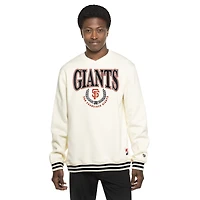 Men's New Era White San Francisco Giants Throwback Sweatshirt