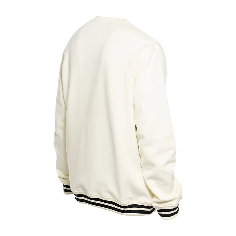 Men's New Era White San Francisco Giants Throwback Sweatshirt