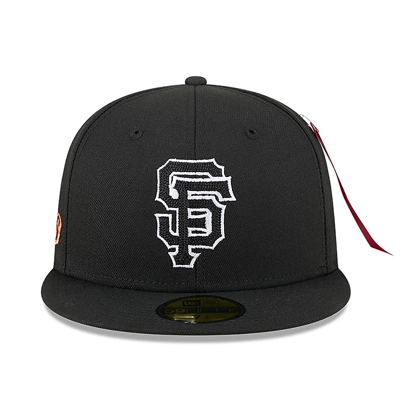 Men's New Era x Alpha Industries  Black San Francisco Giants 59FIFTY Fitted Hat