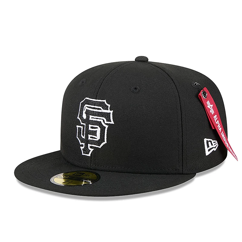 Men's New Era x Alpha Industries  Black San Francisco Giants 59FIFTY Fitted Hat