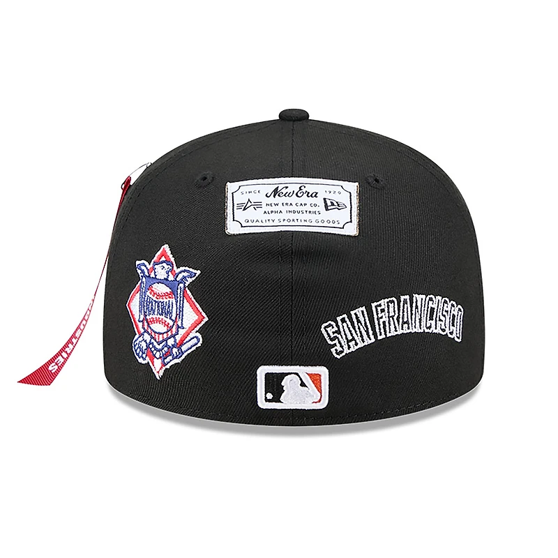Men's New Era x Alpha Industries  Black San Francisco Giants 59FIFTY Fitted Hat