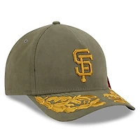 Casquette ajustable A-Frame 9FORTY olive New Era x Alpha Industries pour homme des Giants de San Francisco
