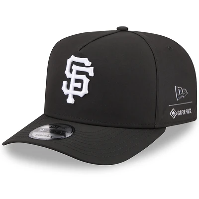 Men's New Era x GORE-TEX  Black San Francisco Giants A-Frame 9FIFTY Adjustable Hat