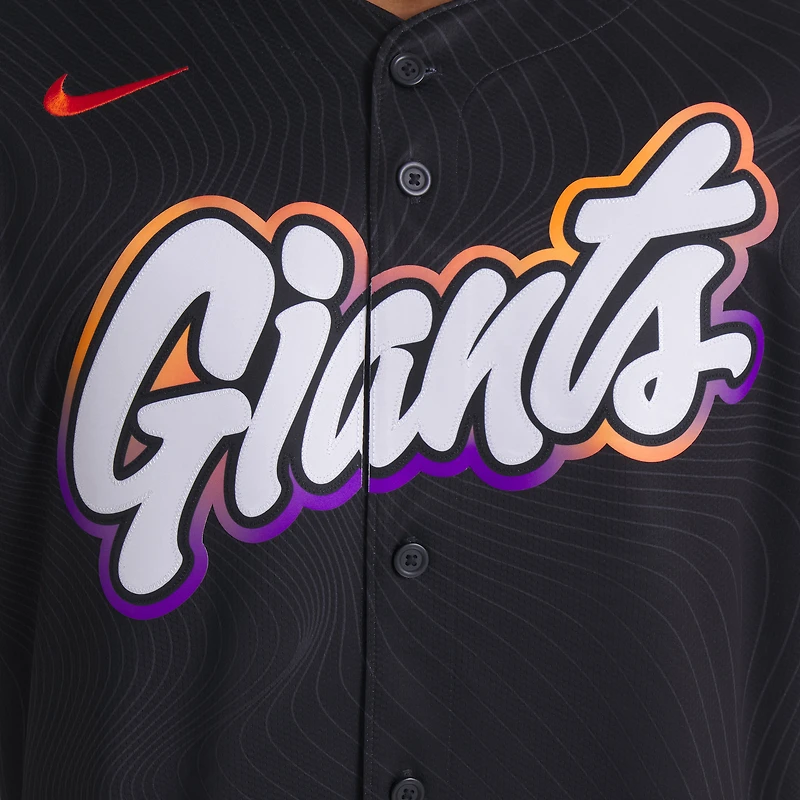 Men's Nike  Anthracite San Francisco Giants 2025 City Connect Limited Jersey